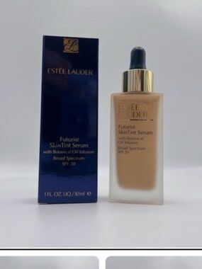 Bronze Color Estee Lauder Futurist SkinTint Serum - Navy Blue & Beige